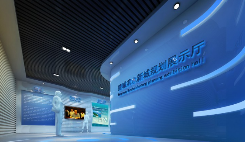 科技展厅形象墙设计图片