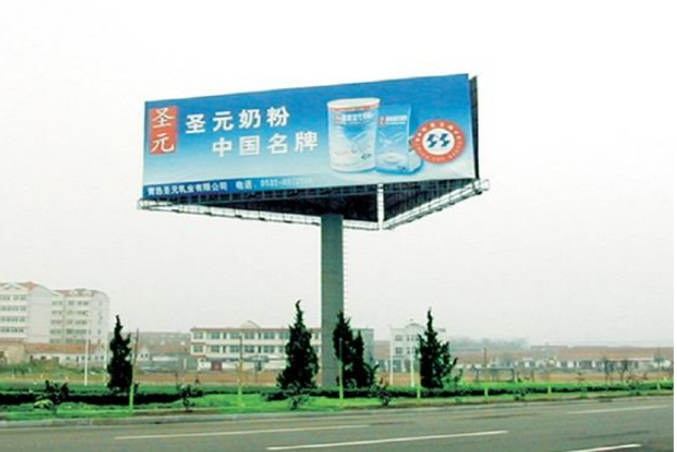 户外大型高炮立柱广告灯箱 高炮广告牌