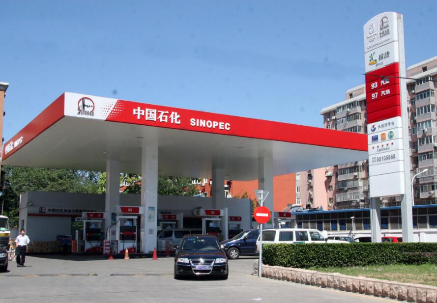 中国石化加油站导视牌