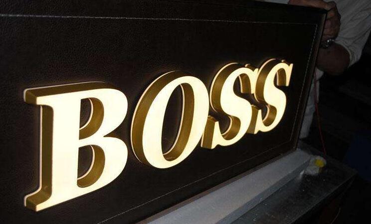 BOSSled吸塑发光字制作图