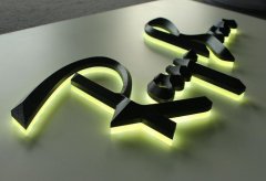 三维立体发光字制作效果图